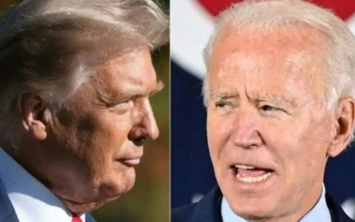 Biden y Trump-AFP